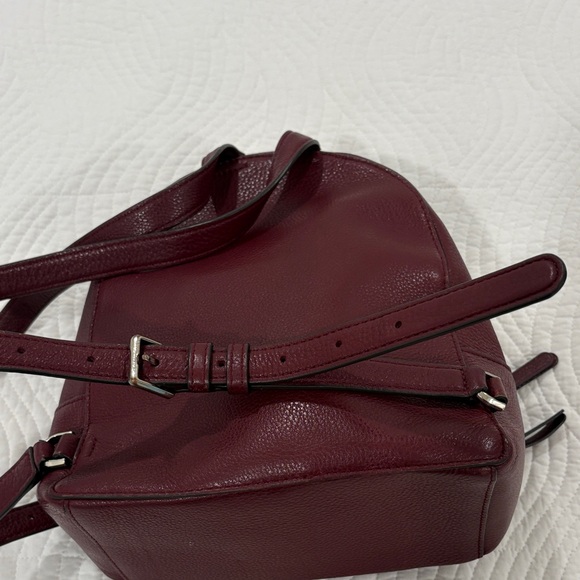 Kate Spade Jackson Burgundy Leather Backpack - Picture 10 of 16